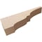 Ekena Millwork 5"W x 30"D x 10"H Thin Asheboro Rough Cedar Woodgrain TimberThane Corbel, Primed Tan CORUR05X30X10ASHRCPR - alternate 6